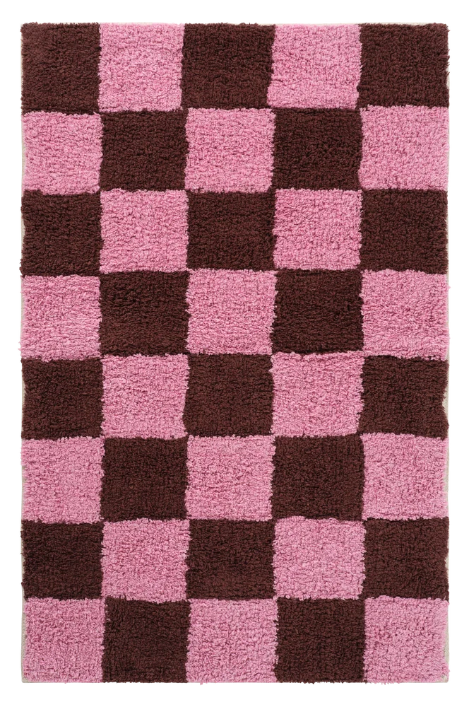 MELA badematte 60x90 cm - Rød - Tekstiler | m v:9062866