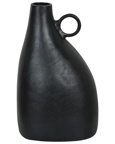 Dekorativ vase NARBADA 36 cm Metall Svart v:6434814 Dekorativ vase NARBADA 36 cm Metall Svart v:6434814