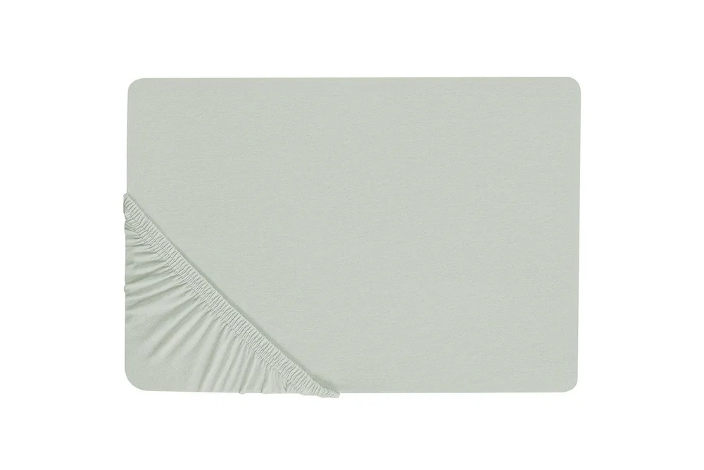 Laken med strikk Janbu Lys grønn, 160×200 cm v:4855495