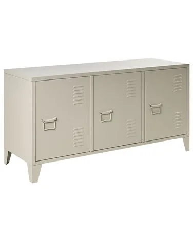 Kontorskap CARDIFF Metall Lys beige v:2778143