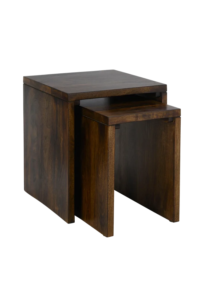 Krakk / bord Helle, sett i 2 deler – Brun m v:7815533