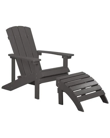 Hagestol ADIRONDACK Mørkegrå v:8548955 Hagestol ADIRONDACK Mørkegrå v:8548955
