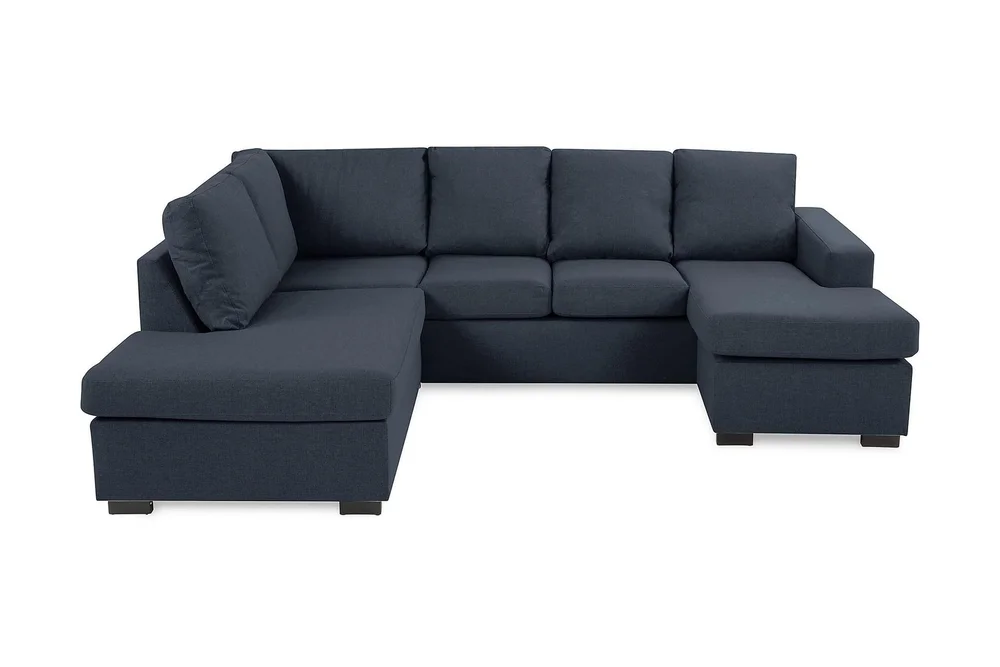 Crazy 4-seters Venstrevendt U-formet Large Sofa med Divan og Sjeselong i Stoff v:4676063 Crazy 4-seters Venstrevendt U-formet Large Sofa med Divan og Sjeselong i Stoff v:4676063