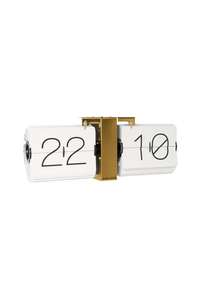 Veggklokke Flip Clock No Case – Hvit – Dekor | m v:993903 Veggklokke Flip Clock No Case – Hvit – Dekor | m v:993903