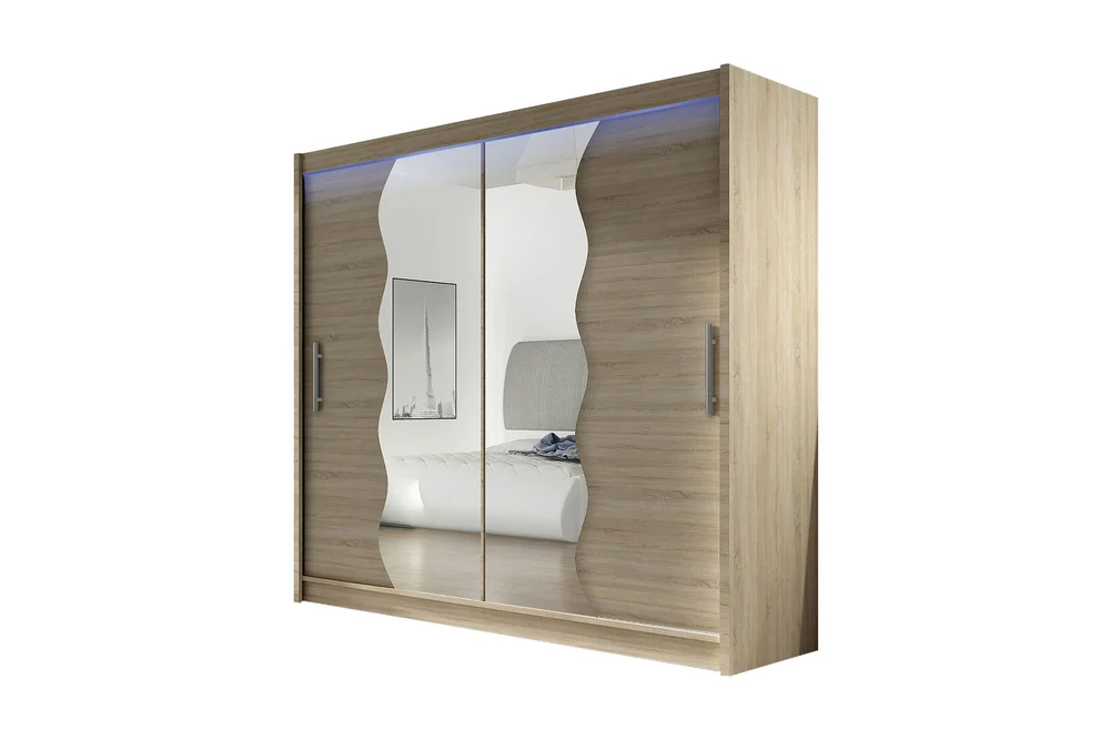 Prag Garderobe 180x57x215 cm v:4139286