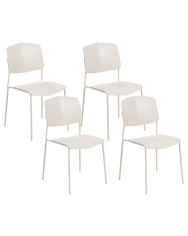 Sett med 4 spisestoler ASTORIA Beige v:9100182 Sett med 4 spisestoler ASTORIA Beige v:9100182
