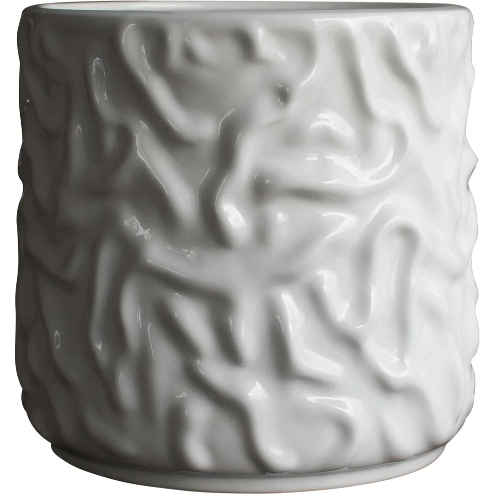 Swoon Krukke Shiny White Ø23 cm, Shiny White v:5571213 Swoon Krukke Shiny White Ø23 cm, Shiny White v:5571213