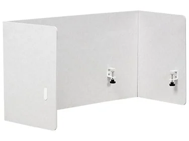 Skillevegg for skrivebord SOLOA 210 x 61 cm Off white v:2616427 Skillevegg for skrivebord SOLOA 210 x 61 cm Off white v:2616427