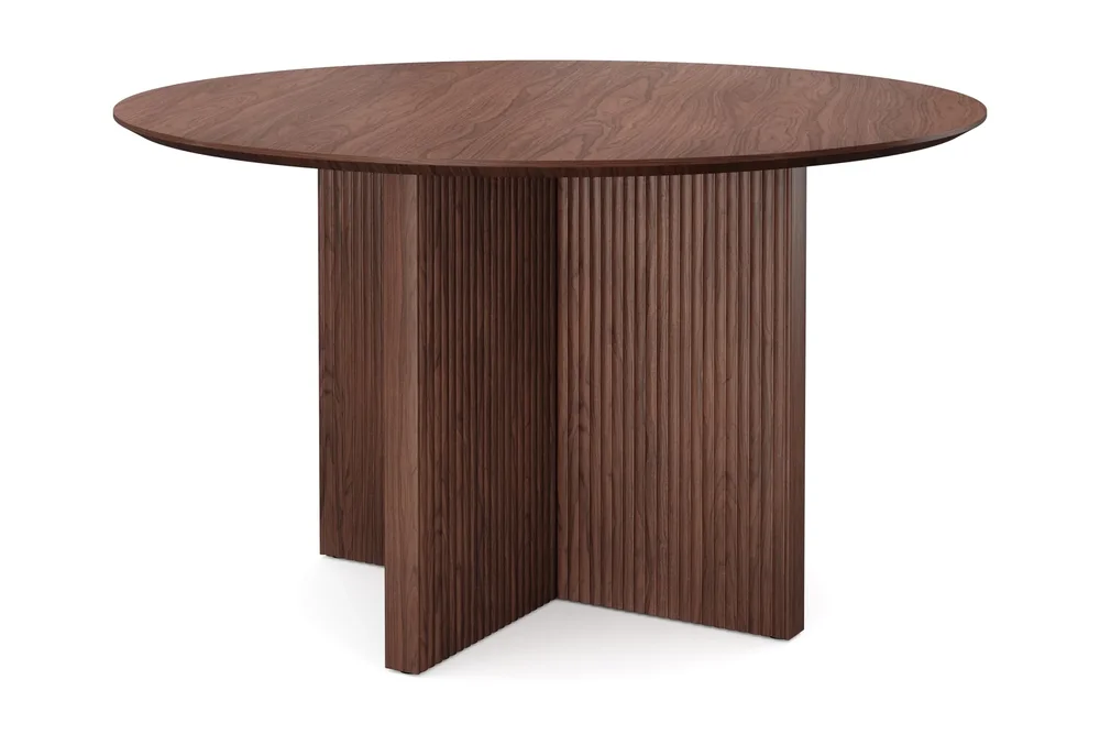Edda Rundt Spisebord 130 cm Finér v:4548798