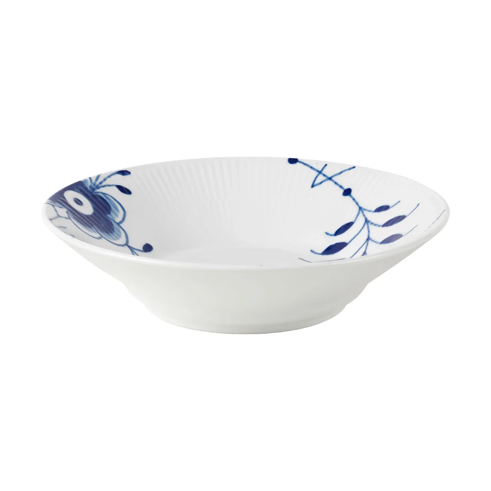 Blue Fluted Mega dyp tallerken Ø21 cm v:9449066 Blue Fluted Mega dyp tallerken Ø21 cm v:9449066