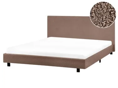 Vannseng Bouclé ALBI 180 x 200 cm Brun v:8636308 Vannseng Bouclé ALBI 180 x 200 cm Brun v:8636308