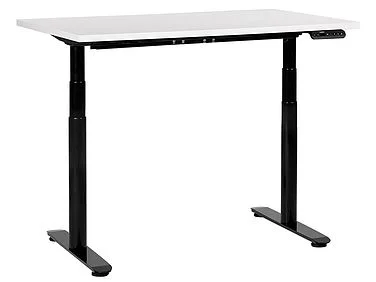 Elektrisk justerbart skrivebord DESTINAS 120 cm 72 cm Hvit/svart v:7750815 Elektrisk justerbart skrivebord DESTINAS 120 cm 72 cm Hvit/svart v:7750815