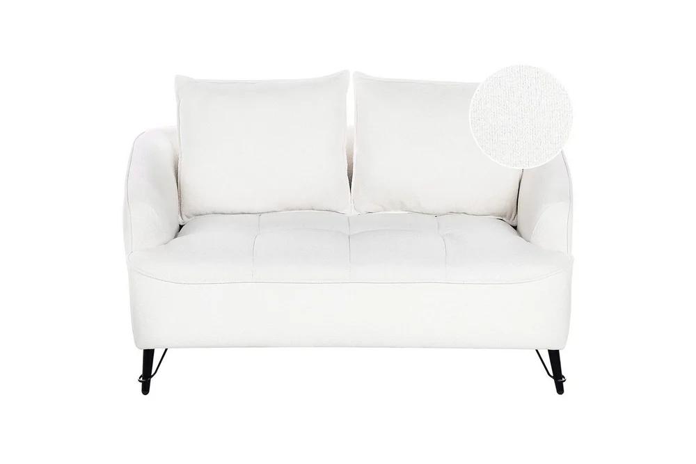 2-sitssoffa Beliani Hobro Brun, Svart White||Black v:9712360 2-sitssoffa Beliani Hobro Brun, Svart White||Black v:9712360