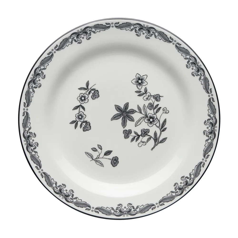 Ostindia Tallerken Svart v:135988