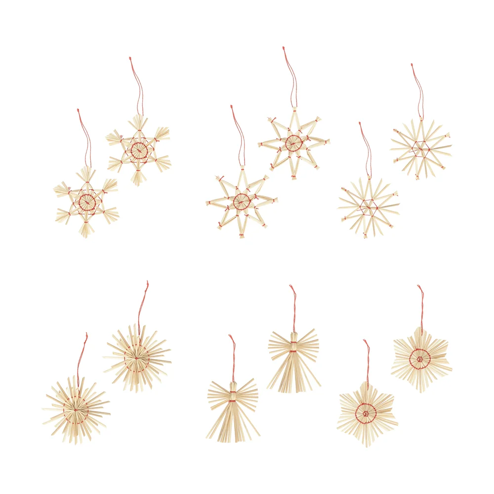 Straw juletreanheng i halm v:3448956