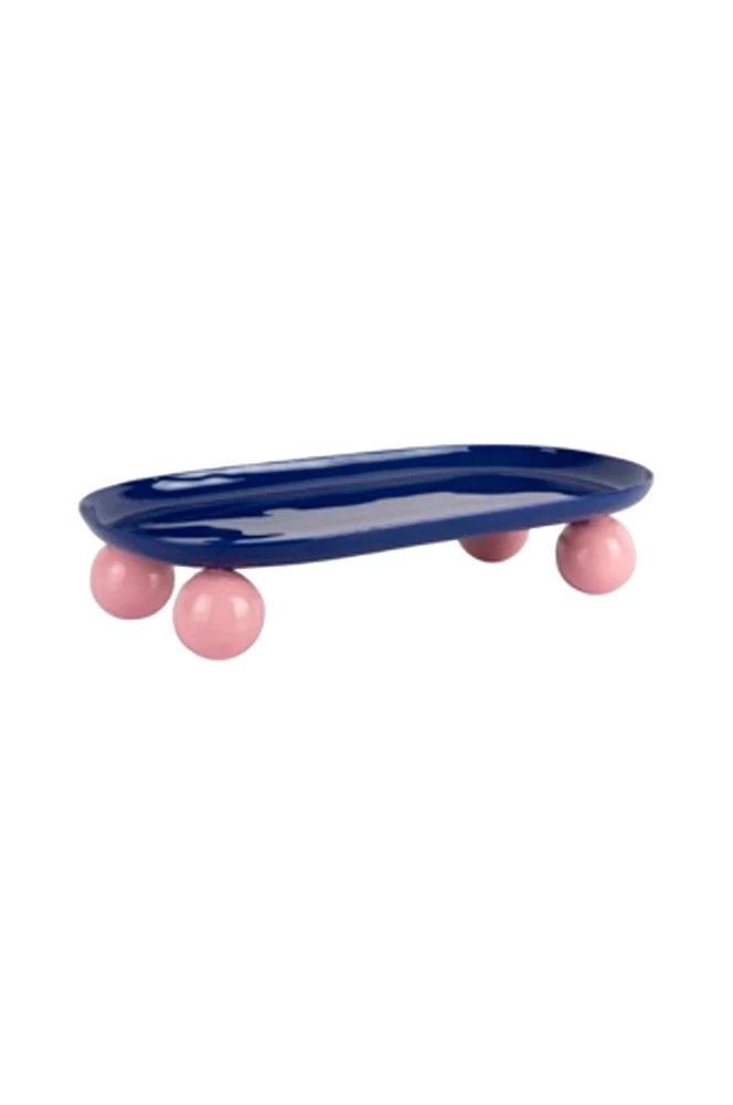 Brett Double Funky Oval Large - Blå - Kjøkken & husholdning | m v:273539