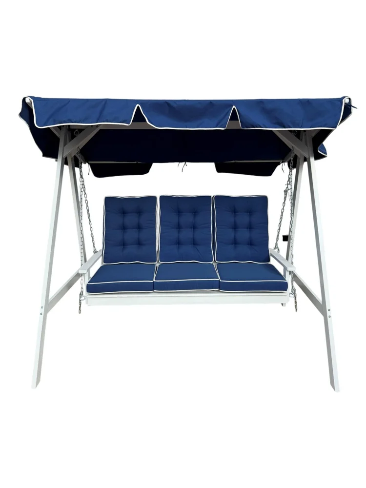 Landet Hammock Gyngesofa med tak i akasie tre inkludert puter 195x125x159 v:7053194 Landet Hammock Gyngesofa med tak i akasie tre inkludert puter 195x125x159 v:7053194