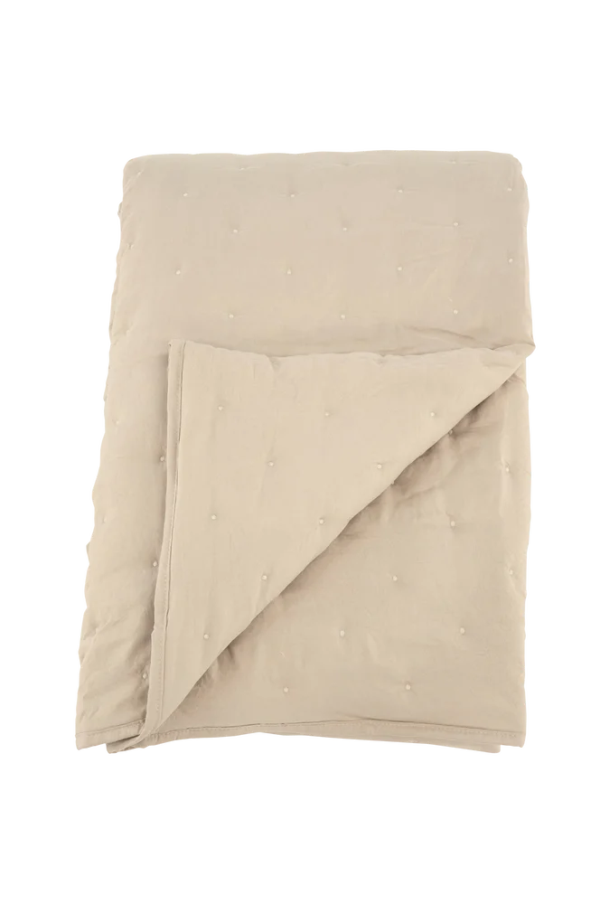 Sengeteppe Sally - Beige - Tekstiler | m v:9095047