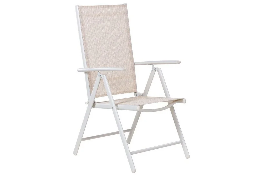 Positionsstol Beige, Vit v:1687797