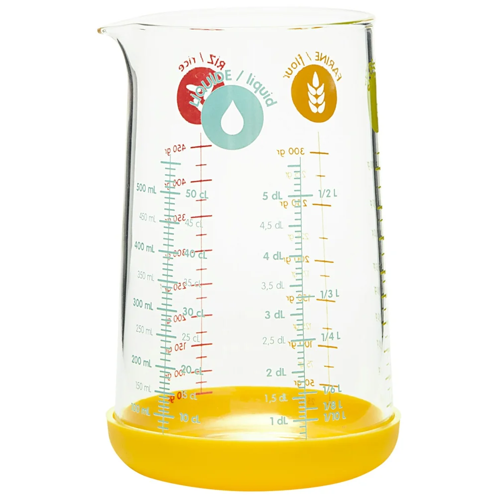 Målekanne Glass 0,5 L, Gul v:5502076 Målekanne Glass 0,5 L, Gul v:5502076
