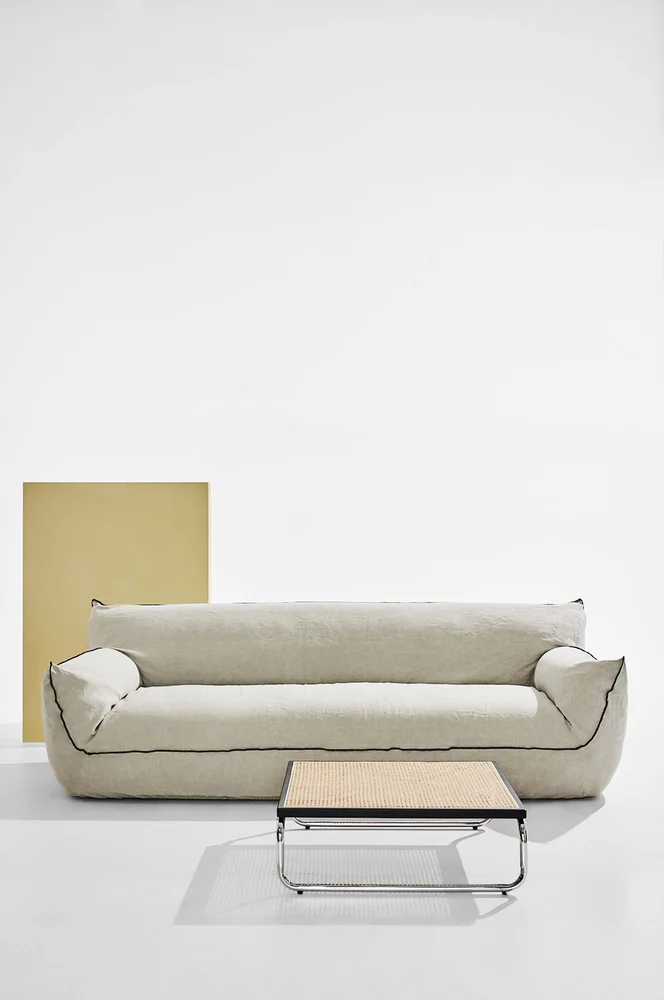 Gia sofa i lin, 3,5-seter – Beige m v:7834793 Gia sofa i lin, 3,5-seter – Beige m v:7834793