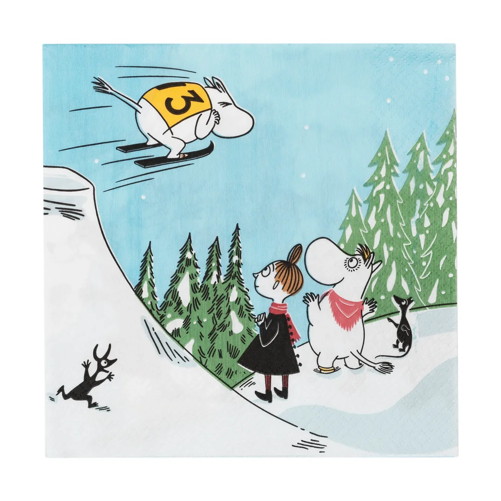 Moomin serviett 33×33 cm v:6660659