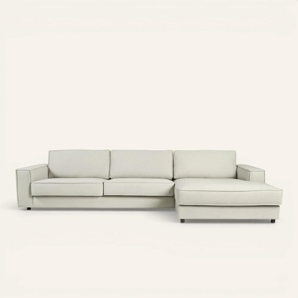 Sofa sjeselong høyre natur - 315x156x79 cm v:9890524