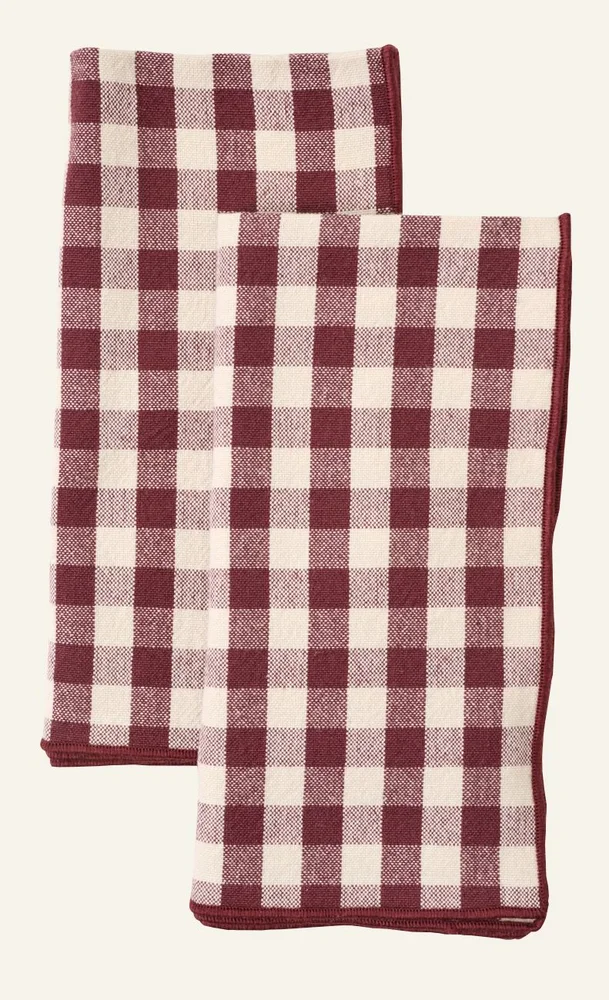 2pk tøyserviett burgunder – 45×45 cm v:2202983