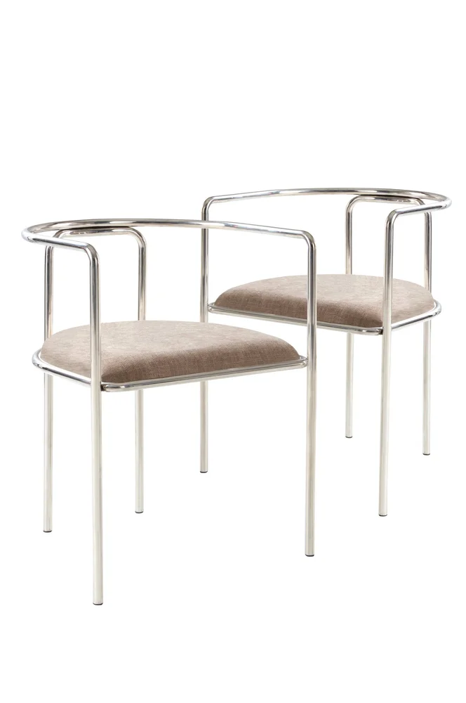 OMAKUSA stol med 2-pakk - Beige m v:6003983