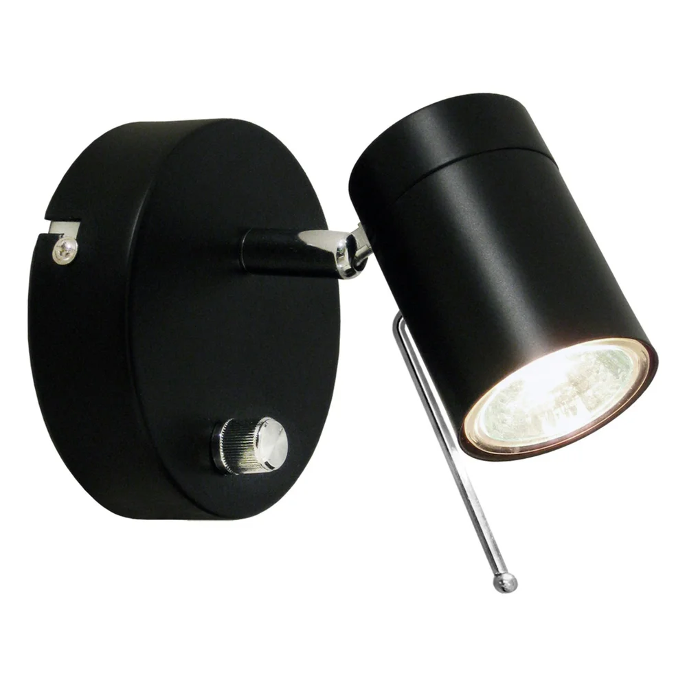 Correct Vegglampe, Sort v:1354947