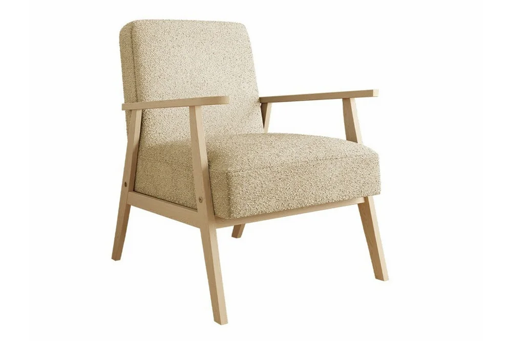 Knocklong Fåtölj Cream v:6502471