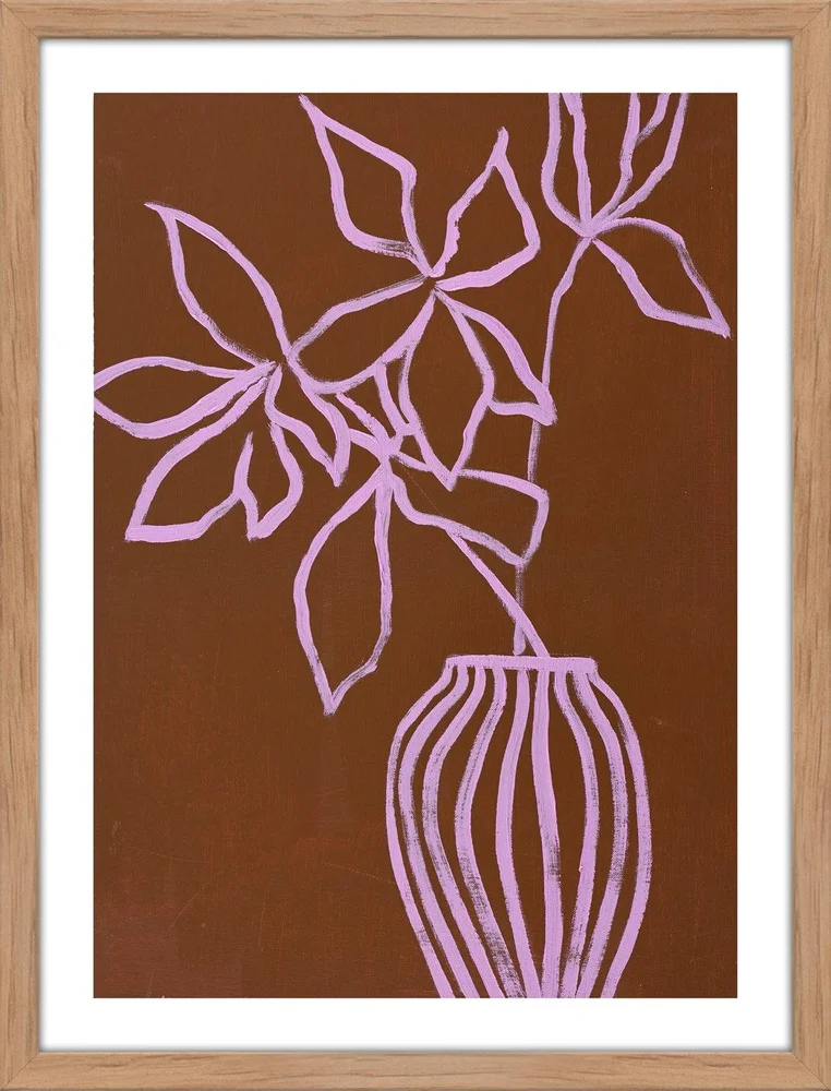 Fine Art Board / Lilla umbra / Ramme av eik – Brun – Dekor | m v:9921239 Fine Art Board / Lilla umbra / Ramme av eik – Brun – Dekor | m v:9921239