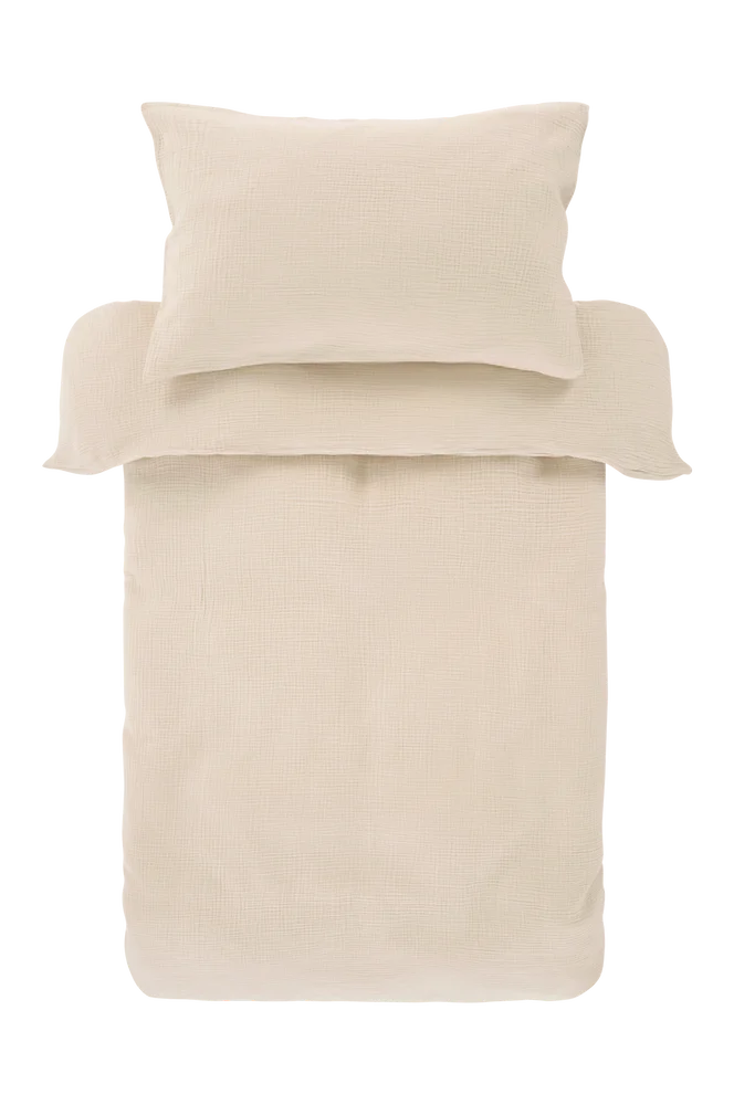 AMILIA dynetrekksett i musselin barneseng – Beige – Barnerom | m v:1281901 AMILIA dynetrekksett i musselin barneseng – Beige – Barnerom | m v:1281901