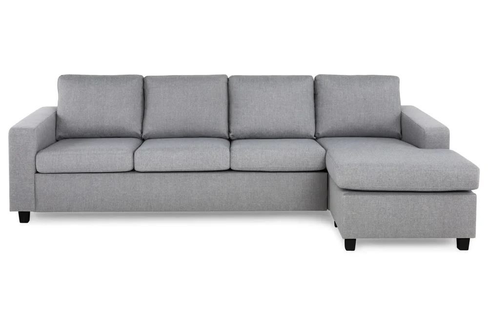 Crazy 4-seters Vendbar L-formet Sjeselongsofa i Stoff v:5697400