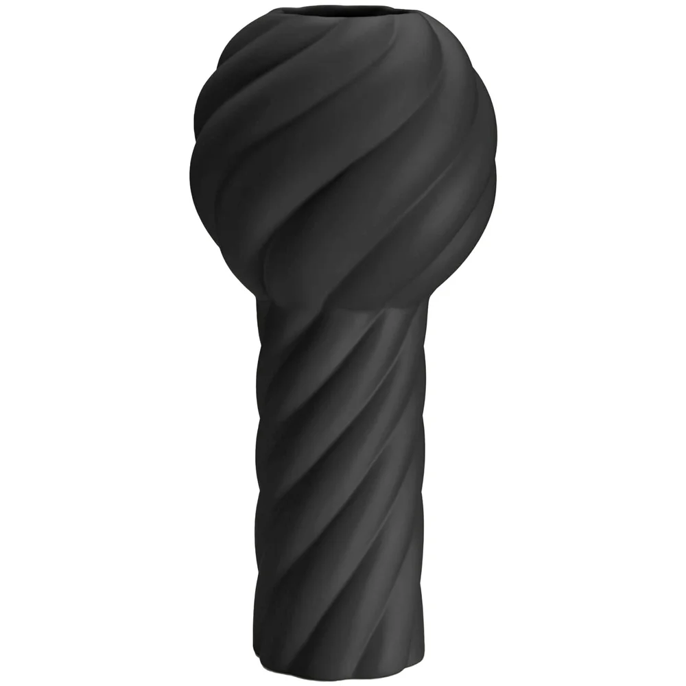 Twist Pillar Vase 34 cm, Sort v:1640297 Twist Pillar Vase 34 cm, Sort v:1640297