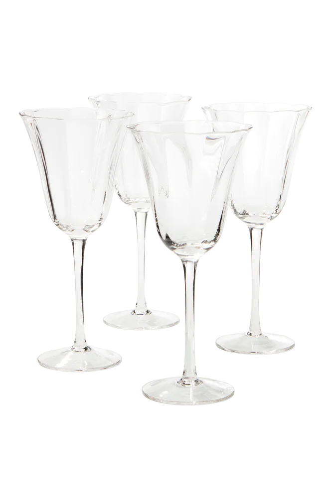 TULIP vinglass 4-pakning - Transparent - Kjøkken & husholdning | m v:4446261