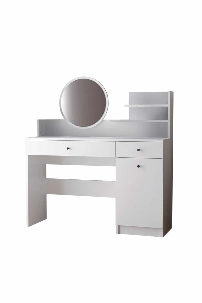 Fabrony sminkebord med speil 124 cm v:6216373 Fabrony sminkebord med speil 124 cm v:6216373