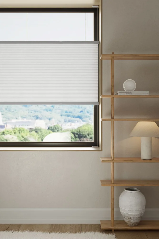 Lysfilt. dobbel plisségardin hvit – 60×160 cm v:3216699 Lysfilt. dobbel plisségardin hvit – 60×160 cm v:3216699