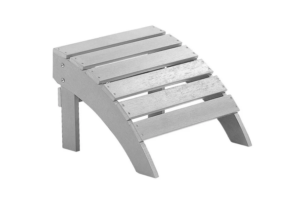 Fotstöd Beliani Adirondack Blå Light grey v:3101005