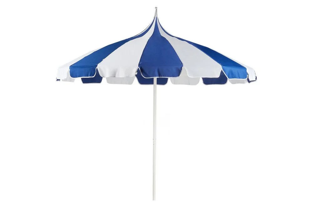 Balkongparasoll Beliani Minoa Beige blue||White v:4369947 Balkongparasoll Beliani Minoa Beige blue||White v:4369947