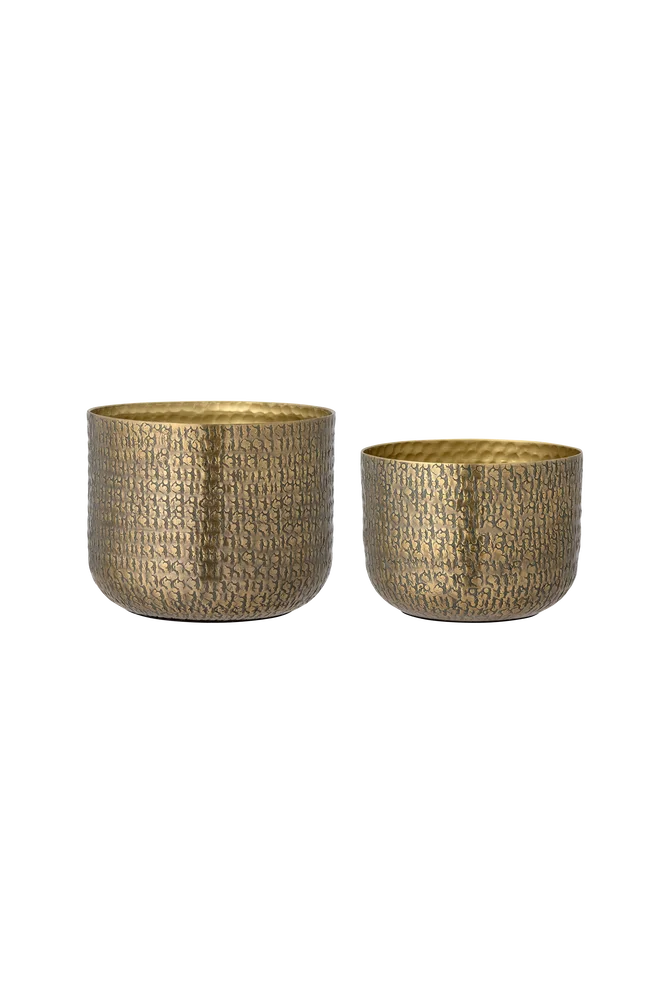 Blomsterpotte Constance, sett med 2 - Messing - Dekor | m v:1546627