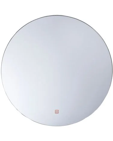 LED-baderomsspeil CALLAC 60 cm 60 cm Sølv v:998969