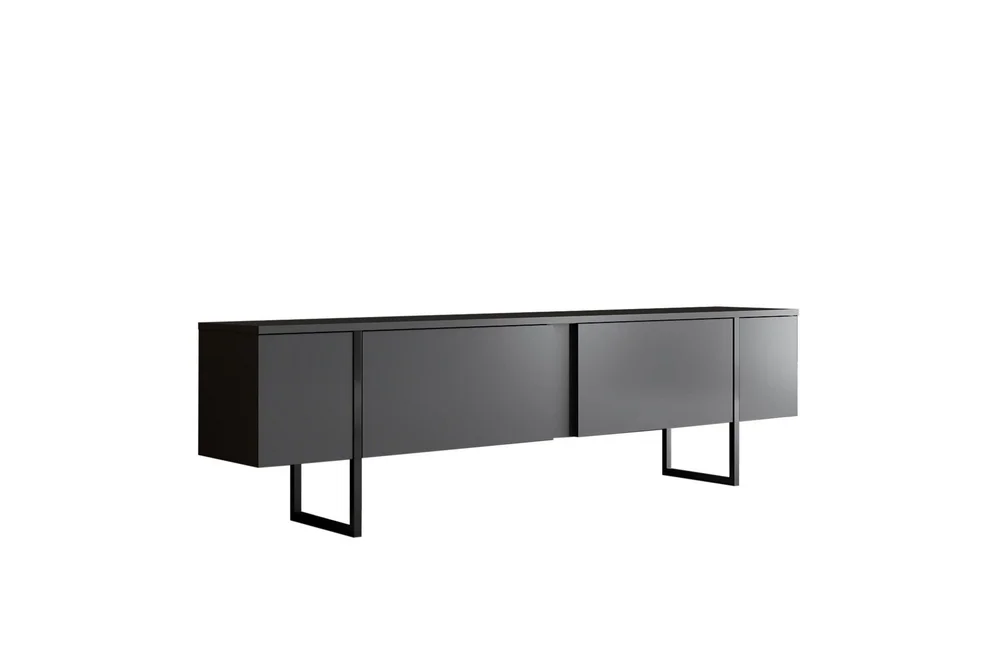 Luxe TV-benk 180x50 cm Svart v:4414726