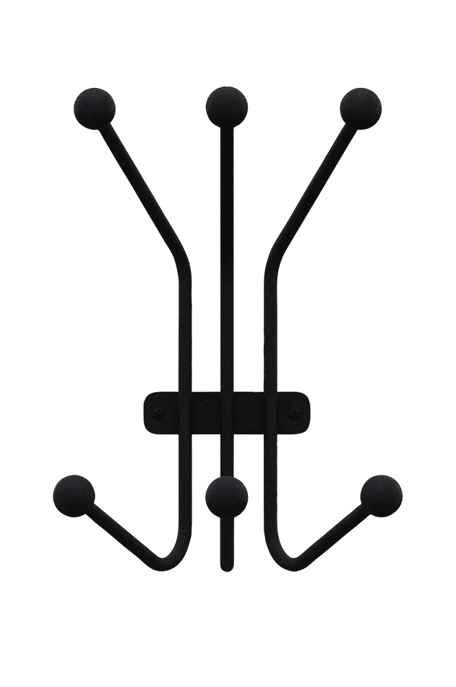 Veggkrok i metall – Maur – Svart m v:2095068 Veggkrok i metall – Maur – Svart m v:2095068