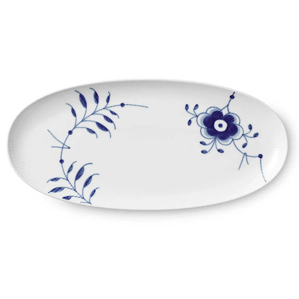Blue Fluted Mega serveringsfat v:1469472 Blue Fluted Mega serveringsfat v:1469472