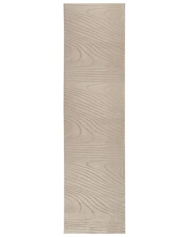 Teppe i kunstpels ONTAKE Beige 80 x 300 cm v:3034364