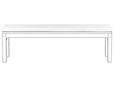 Pute til sittebenk TUSCANIA 157 x 34 cm Off white v:1966753 Pute til sittebenk TUSCANIA 157 x 34 cm Off white v:1966753
