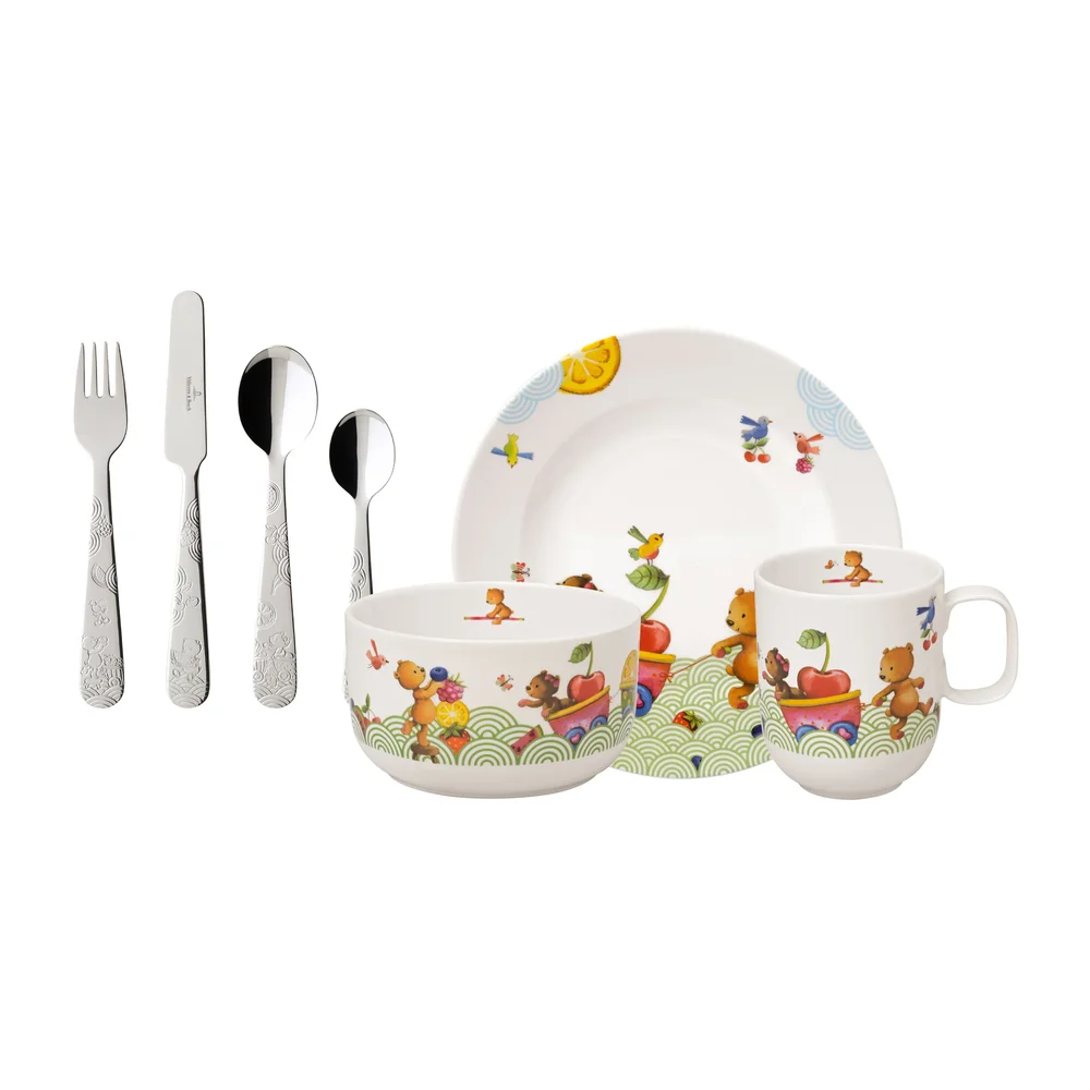 Hungry as a Bear barneservise og bestikk v:5196270 Hungry as a Bear barneservise og bestikk v:5196270