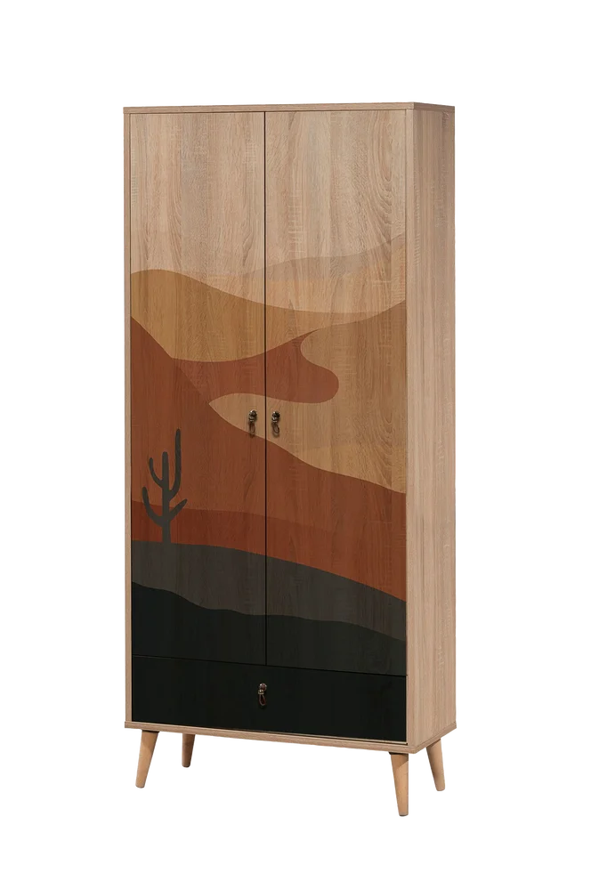 Garderobeskap – Cany – Beige m v:9643490 Garderobeskap – Cany – Beige m v:9643490