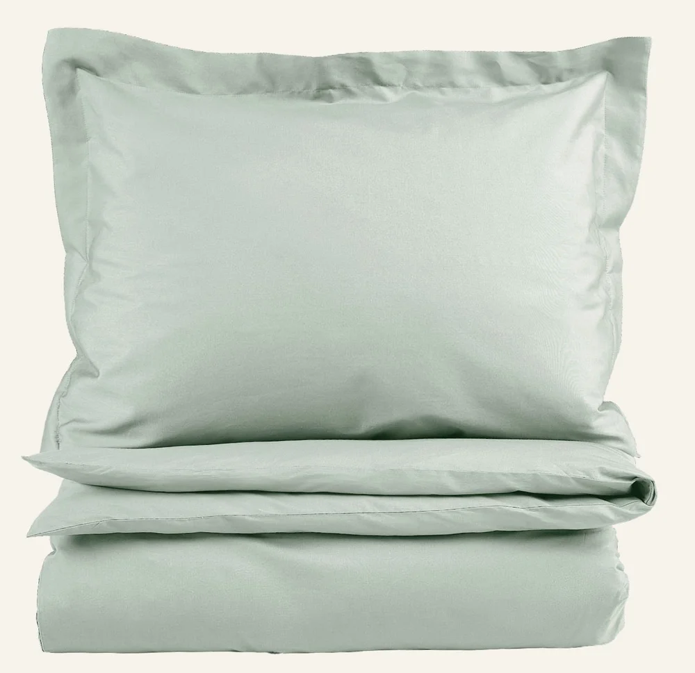Percale sengesett lindegrønn – 140×220 cm v:7848672 Percale sengesett lindegrønn – 140×220 cm v:7848672